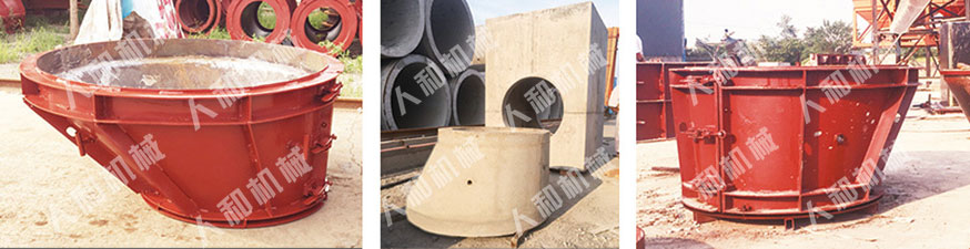 Variable diameter mould for water well inspection well